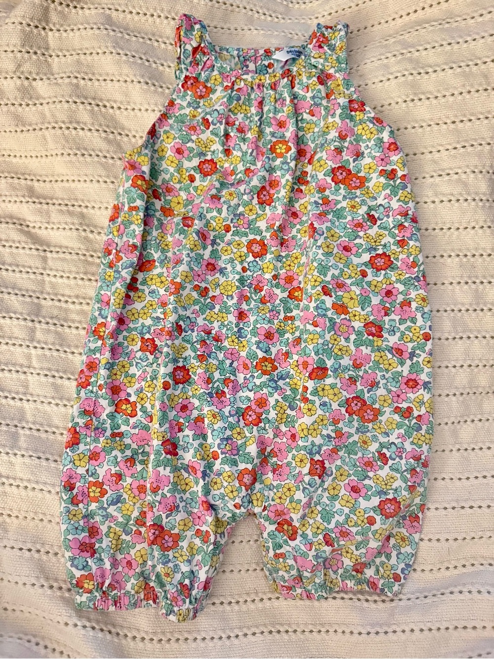 Baby Boden Floral Romper Girls 12-18M 86cm Colorful Flower Cotton